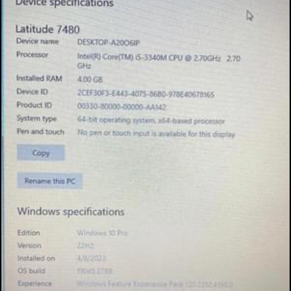 Latitude e6330 - Picture 4 of 4